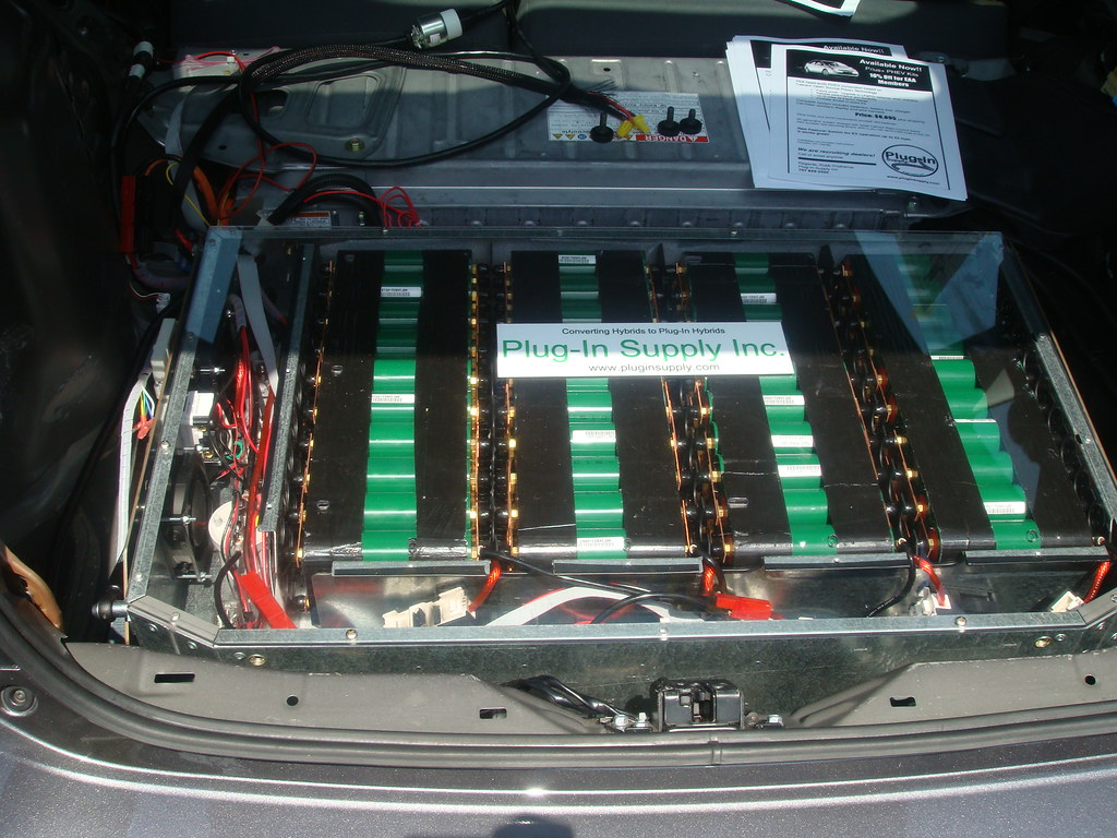 Batteria di un'auto elettrica