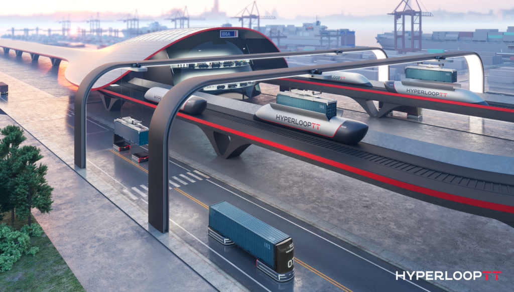 Sistema di trasporto Hyperloop progettato da HyperloopTT